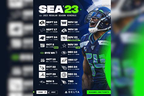 seattle seahawks 2023 schedule